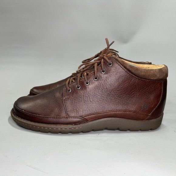 Born Nigel Boots Men's Size 11.5 Dark Brown Leather Lace Up Casual Ankle Chukka - Picture 4 of 14